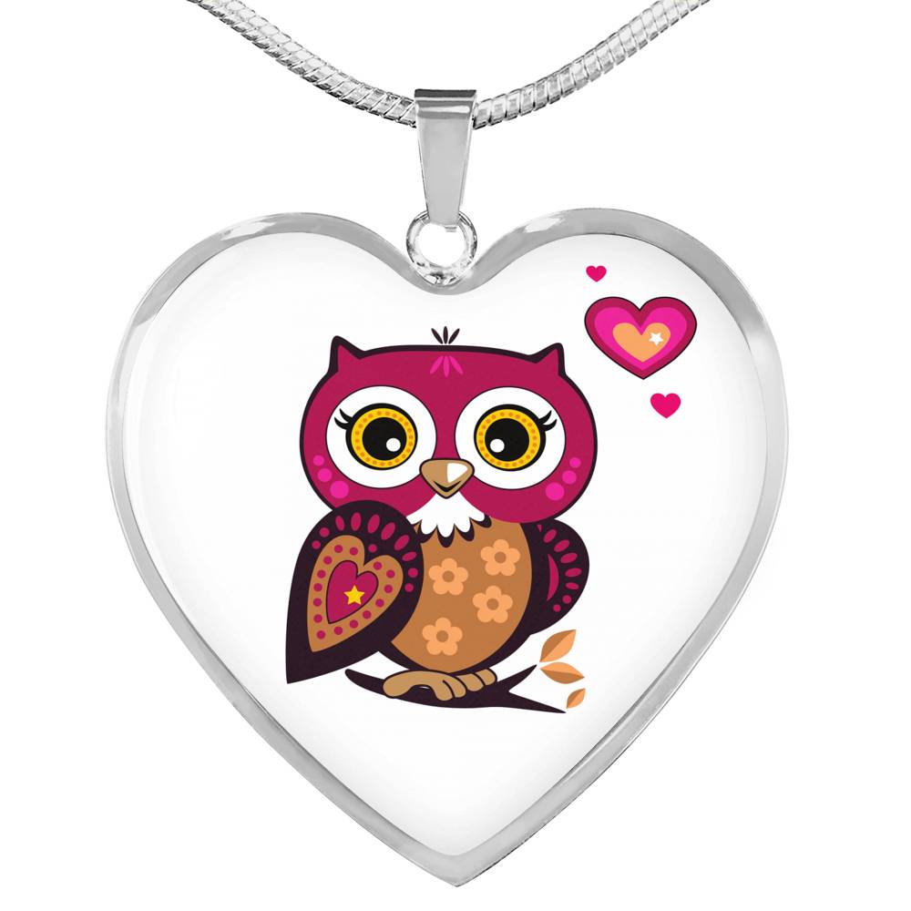 "Owlove" Heart Luxury Necklace