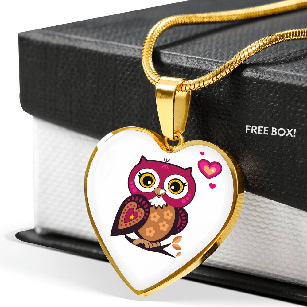 "Owlove" Heart Luxury Necklace