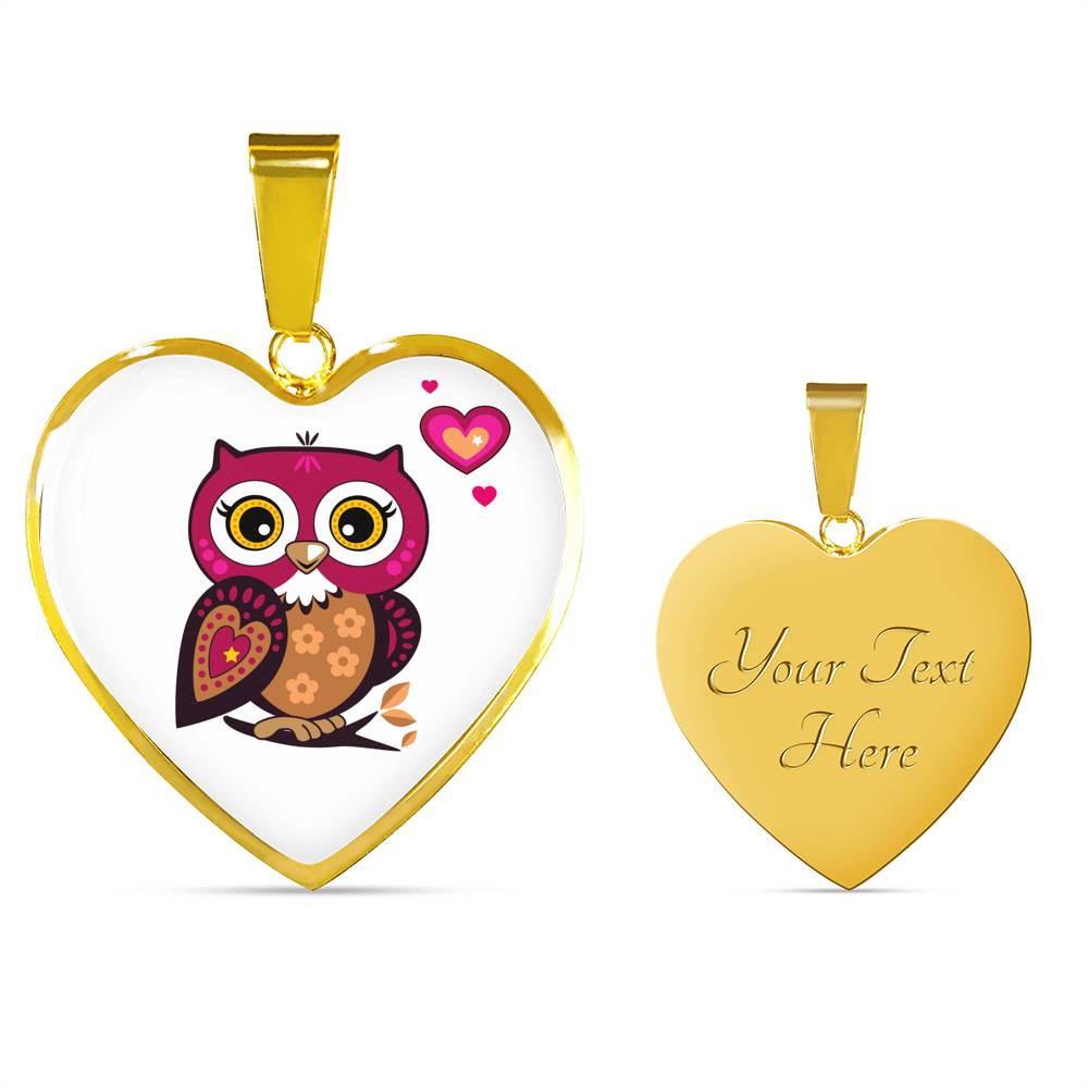 "Owlove" Heart Luxury Necklace