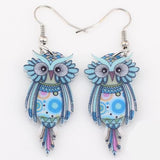 "Daisy Eyes" Owl Earrings