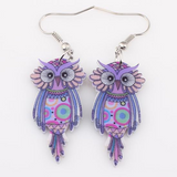 "Daisy Eyes" Owl Earrings