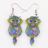 "Daisy Eyes" Owl Earrings