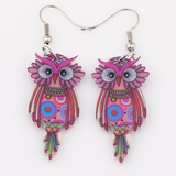 "Daisy Eyes" Owl Earrings