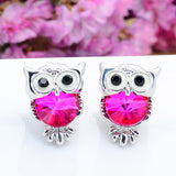 "Twin Owls" Earrings