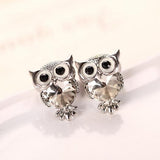 "Twin Owls" Earrings