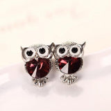 "Twin Owls" Earrings