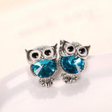 "Twin Owls" Earrings