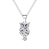 "Diamond" Owl Necklace