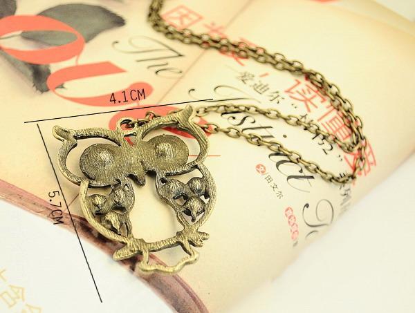 "Hypnotized" Owl Necklace