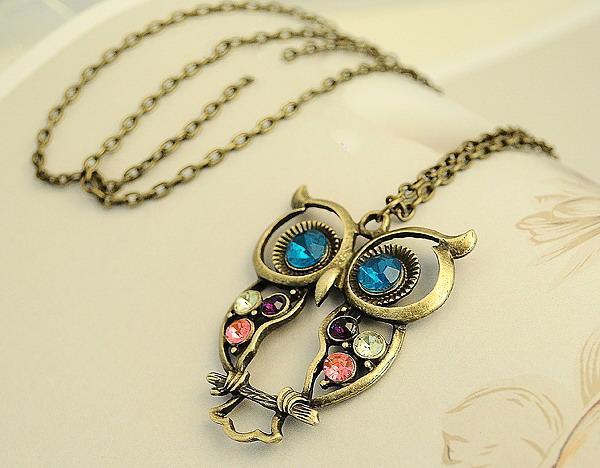 "Hypnotized" Owl Necklace