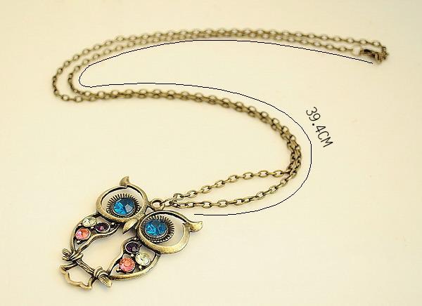 "Hypnotized" Owl Necklace