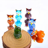 "Rainbow" Owls Decoration