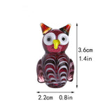 "Rainbow" Owls Decoration