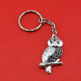 "Antique" Owl Keyring