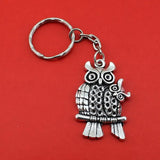 "Antique" Owl Keyring