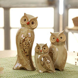 "The Owls Family" Owl Home Decor