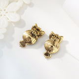 "Agathe" Owl Earrings