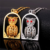 "Capucine" Owl Necklace