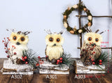 "Owl Christmas" Decoration Home