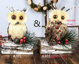 "Owl Christmas" Decoration Home