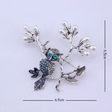 "Mary" Owl Brooch