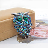 "Sandrine" Owl Brooch