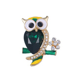 "Lucie" Owl Brooch