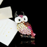 "Estelle" Owl Brooch