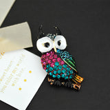 "Estelle" Owl Brooch