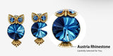 "Agathe" Owl Earrings