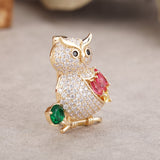 "Bethany" Owl Brooch