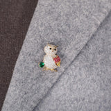 "Bethany" Owl Brooch