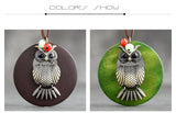 "Manon" Owl Necklace