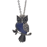 "Evelyn"  Owl Necklace