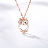 "Celestina" Owl Necklace