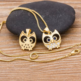 "Marlyse" Owl Neckalce