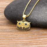 "Marlyse" Owl Neckalce