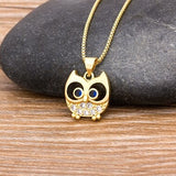 "Marlyse" Owl Neckalce