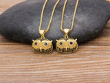 "Marlyse" Owl Neckalce