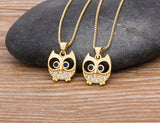 "Marlyse" Owl Neckalce