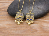 "Marlyse" Owl Neckalce