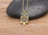 "Marlyse" Owl Neckalce