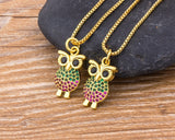 "Marlyse" Owl Neckalce