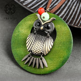 "Manon" Owl Necklace