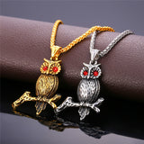 "Sandrine" Owl Necklace