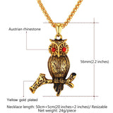 "Sandrine" Owl Necklace