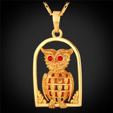 "Capucine" Owl Necklace