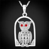 "Capucine" Owl Necklace