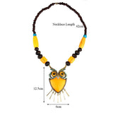 "India" Owl Necklace