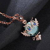 "Lucie" Owl Necklace